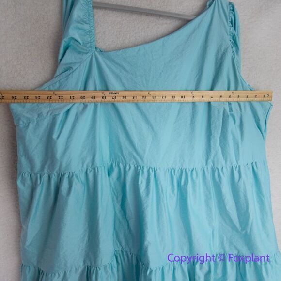 New! Eloquii Asymmetrical Neckline Trapeze Dress, size 28‎ - Picture 9 of 16
